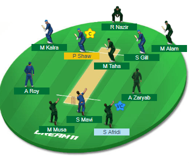 y vs pk y 19 world cup 2nd semi final match fantasy cricket dream 11 team